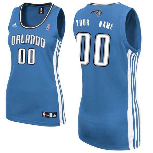 Adidas Orlando Magic Women Custom Replica Road Royal NBA Jersey